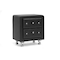 Baxton Studio Stella Crystal Tufted Black Upholstered Modern Nightstand 98-4822 - alternate 1